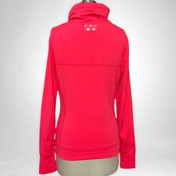 Victoria’s Secret Pink Ultimate Fleece Pullover Cowl Neck Athletic Shirt Small - Picture 4 of 10